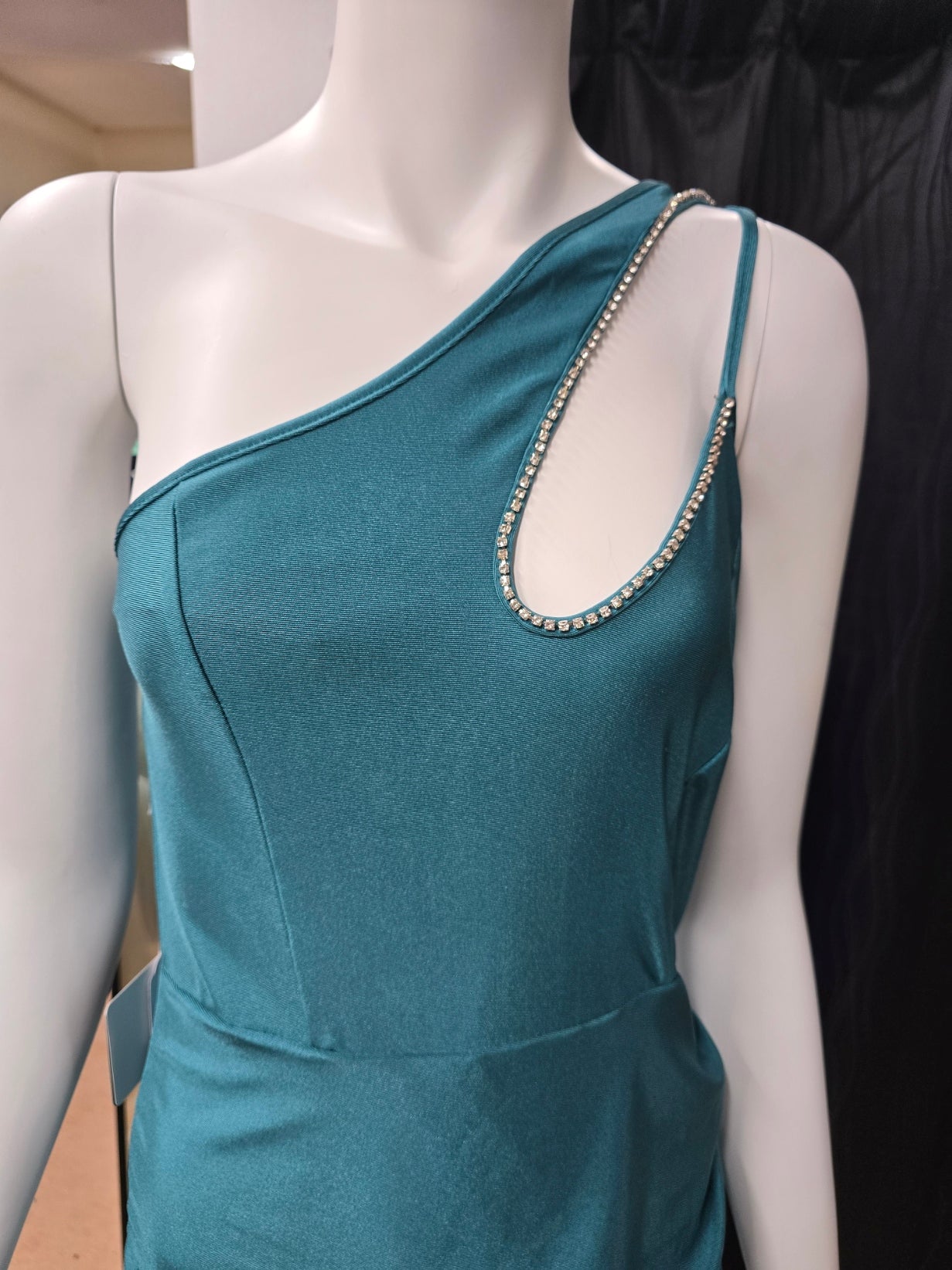 DPB0300 Teal Cocktail Dress