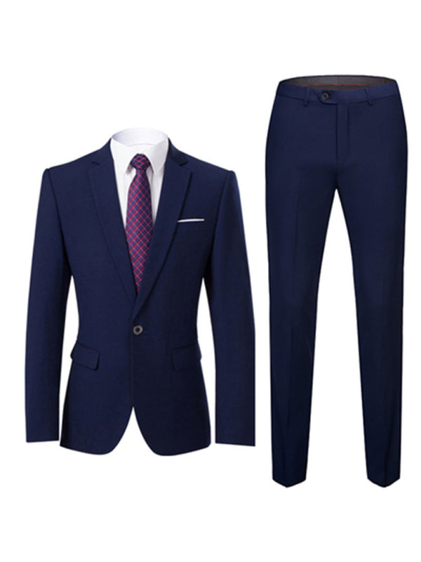 DSB0220 Slim Fit Business Two Piece Suit
