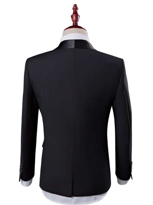 DSB0219 Slim Fit Business Three Piece Suit