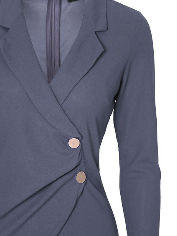 DDB0020 - Button Suit Dress