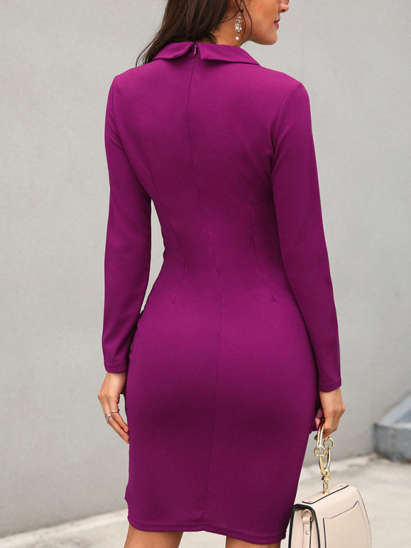 DDB0020 - Button Suit Dress