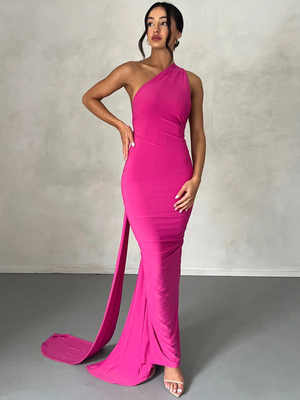 DSB0026 - Backless Pleated Dress
