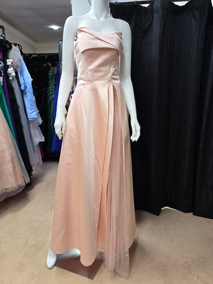 DPB0103 Peach Princess Style Ball Dress