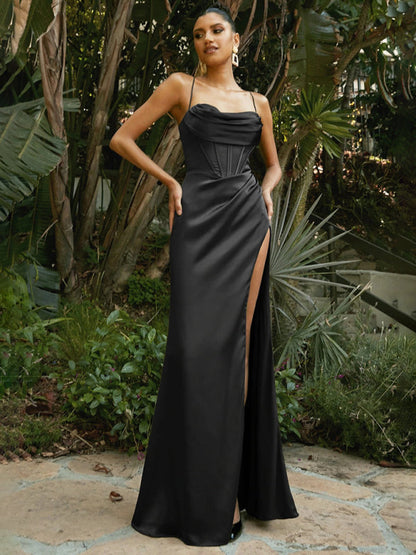 DDB0014 - Sleeveless Pleated Dress