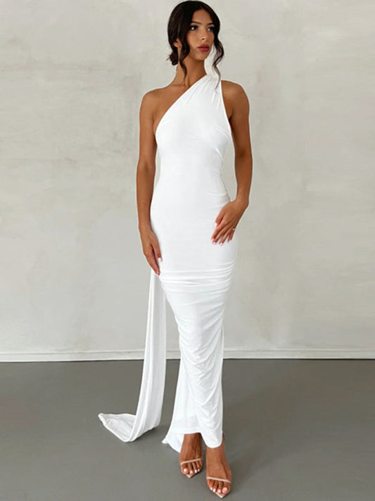 DSB0026 - Backless Pleated Dress